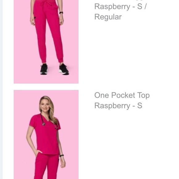 Mandala Raspberry Pink Scrub Set 💗 - Picture 3 of 5